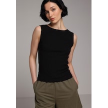 Colin's Colins Slim Fit Kolsuz Kadın Siyah Atlet Cl1078620 Q1.v2 Blk