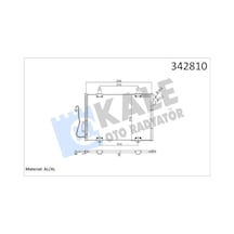 Kale 342810 Klima Kondenseri Clıo Iı 1.1- 1.2- 1.4- 1.6- 1.9 16v 98 7700414103