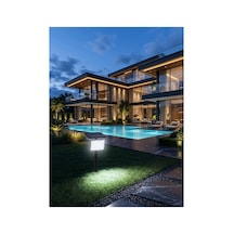 Solar Kazıklı Çim Armatür Beyaz Işık 6500k Ip65 10w Beyaz - 942391124 Beyaz