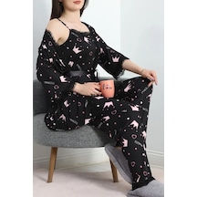 Seka Store Seka Pegasus Üçlü Pijama Takımı Pembeyıldız - 66666.1287. Çok Renkli