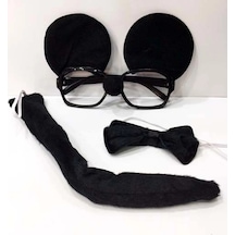 Mey İthalat Mickey Mouse Gözlüğü Papyonu Kuyruğu Seti