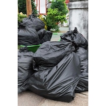 20 Adet Endüstriyel 120x150 Cm Hantal Boy Siyah Çöp Poşeti 2 Rulo X 10lu