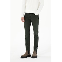 Captiva Regular Fit Likralı Erkek Örme Jean Pantolon-6932 Haki