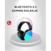 Rgb - 270 - Işıklı Kablosuz Kulaklık Bluetooth 5.3 800mah Ergonomik - Kmrsfres - Ipx4 Dalı