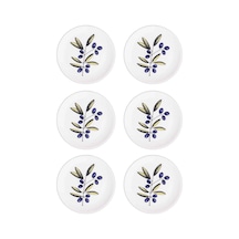 The Mia Olivos Servis Tabağı 6lı Set 26 Cm Ovs0003 Çok Renkli