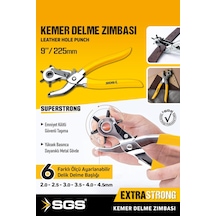 1080 Kemer Delme Zımbası Kemer Delici Kemer Delme Pensesi 6 Farklı Ölçü Kemer Delme Pensesi Cn Sgs E