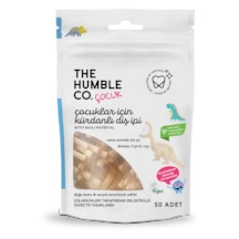 The Humble Co Corn Starch Floss Picks - Kürdanlı Diş İpi 30 Pcs - Çocuklar İçin Çilek Aromalı