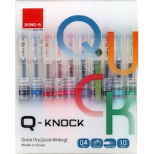Q Knock 10 Renk 0.4 Mm Set