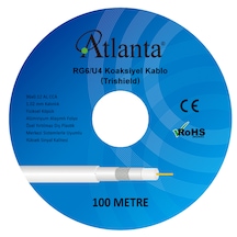 Atlanta Rg6/U4 96 Tel Cca Anten Kablosu 100 Metre