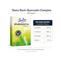 Swiss Bork Quercetin Complex Kuersetin 30 Kapsül