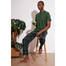 Buratti Erkek Pijama Takımı 60961007 Yeşil