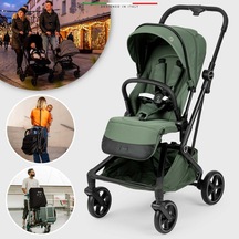 Elele Rotativo Çift Yönlü Kabin Tipi Bebek Arabası Yeşil