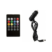 Araç Içi Rgb Led Kumandalı Müzik Sesine Duyarlı Yüksek Parlaklık