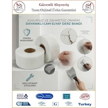 Bay-tec Derz Bandı - Alçı Sıva File Bandı - Yapışkanlı 9.6x90 Metre