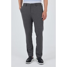 İmza Gri Esnek Yandan Cepli Casual Slim Fit Jogger Pantolon 1003250156 Gri