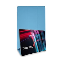 Samsung Galaxy X200 Tab A8 10.5 Kılıf Tablet Smart Kılıf - Mavi Arka Kapak