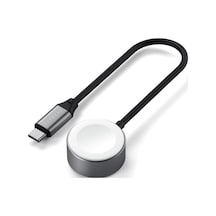 Satechi Usb-c Magnetic Hızlı Şarj Kablo Apple Uyumlu Watch  Uzay Grisi ST-QCAWM