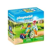 Playmobil City Life 70193 Tekerlekli Sandalyedeki Hasta, Yaşlar 4 Ve Üzeri