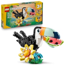 LEGO® Creator 3'ü 1 Arada Vahşi Hayvanlar: Tropikal Tukan Kuşu 31173 - 7 Yaş ve Üzeri Çocuklar için Yaratıcı Oyuncak Yapım Seti (225 Parça)