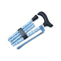 Mf606 Katlanır Baston B044-8449-1 Mavi Çiçekli