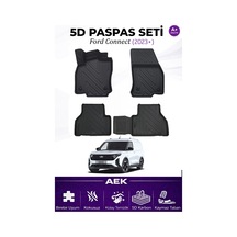 Ford Connect 2023+ Araca Özel Havuzlu "karbon" Paspas Takımı