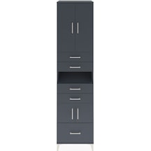 Hyperion Dolap 4 Raflı 5 Çekmeceli 4 Kapaklı 60x44x243 Antrasit-antrasit Antrasit Hyperion Dolap 4 Raflı 5 Çekmeceli 4 Kapaklı 60x44x243 Antrasit-antrasit Antrasit