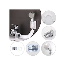 Ayarlanabilir Spiral Hortumlu Lavabo Musluk Duş Başlığı Diğer