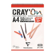 Claırefontaıne Crayon Çizim Blok A-4 120 G 50 Yaprak Üst Spiral C