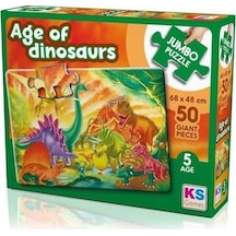 Ks Puzzle Age Of Dinosaurs Jumbo Puzzle