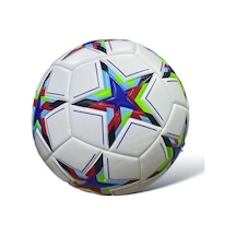 Jook Şampiyonlar Ligi Aşınmaya Dayanıklı Antrenman Suni Deri Sert Zemin Futbol Topu Bsf-34 - Beyaz Saks Beyaz - Saks Mavi