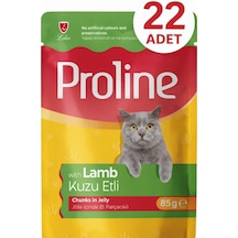 Proline Pouch Kuzu Etli Yaş Kedi Mama 22 X 85 Gr