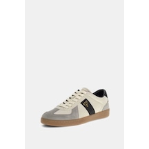 Guess Dravos Deri Karışımlı Erkek Sneaker Ayakkabı Fmfdraell12 Bej