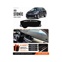 Kia Stonıc 2021-2025 Uyumlu Torpido Koruma, Torpido Örtüsü, Torpido Kılıfı - Siyah - Kı024