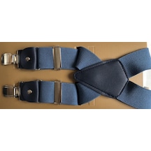 İndigo Renkli Pantolon Askısı 4 Klipsli