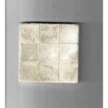 Şeker Portakalım Dekoratif Figürlü Doğal Taş Banyo Gider Kapağı 7 Bej