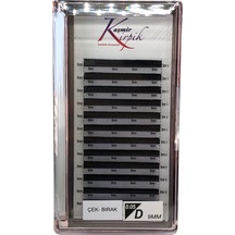 Kaşmir Kirpik Çek Bırak D Kıvrım 0.05 MM 9 Numara Tek Boy Kirpik