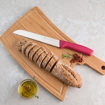Aryıldız Rexa Tırtıklı Ekmek Bıçak Kırmızı 19 Cm Renkli