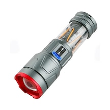 Gp-285 80watt 8000 Lümen Profesyonel El Feneri Zoomlu - 8 Modlu - Kamp Lambası Çok Renkli