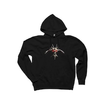 Diablo Hellfire Diabloıı Siyah Kapşonlu Sweatshirt Hoodie Siyah