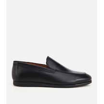 Hotiç Erkek Deri Siyah Yumuşak Dokulu Klasik Loafer