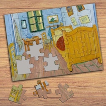 Yatak Odası Van Gogh Çocuklara Özel Puzzle Yapboz Tablo-0001231
