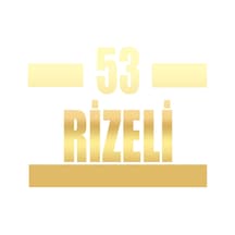 53 Rizeli Araba Sticker 17x17 Cm Gold
