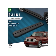 S-Dizayn Jeep Cherokee KK S-Line Siyah Yan Basamak 153 Cm 2008-20