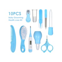 Geeksen "10 Parçalık Bebek Bakım Seti: Termometre, Tırnak Makası, Burun Aspiratörü Ve Besleyici İle Tam Kapsamlı"