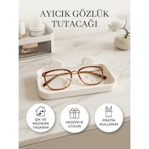 Sevimli Ayıcık Karakter Tasarımlı Gözlük Tutucu Ve Çok Amaçlı Organizer