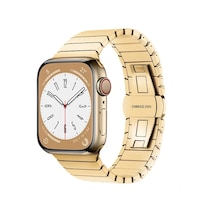 Apple Watch 42mm Uyumlu Kr413 Fine Steel Kordon - Gold