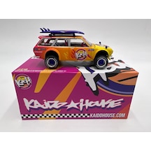 Mini Gt Kaido House //210 Datsun Kaido 510 Wagon 4x4 Kaido Islands V1 1/64 Model Araba