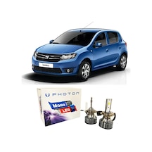 Dacia Sandero Uzun Led Xenon Kısa Far Ampulü H4 Mono Yeni Seri Beyaz 2007-2016
