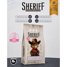 Sherıff Bebek Pudralı Beyaz Bentonit Kedi Kumu 10 Lt