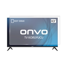 Bestekran Onvo Uyumlu Ov43-6000 Tv Ekran Koruyucu -  Onvo Uyumlu 43" Inç Ekran Koruyucu